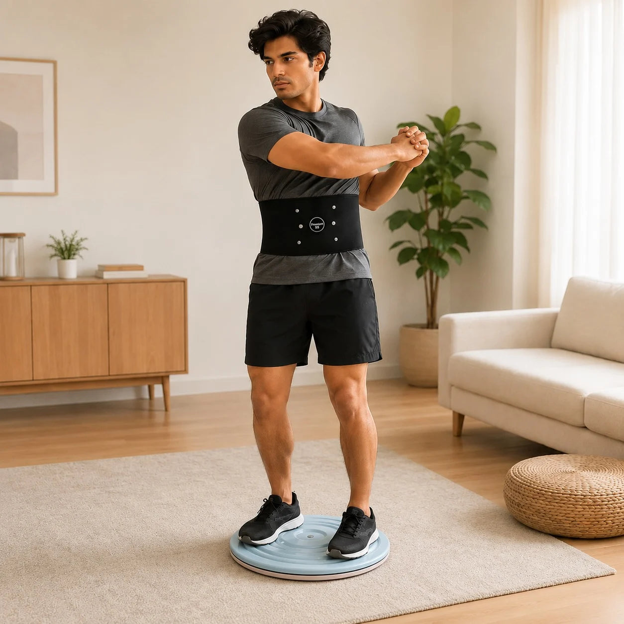 Metal Twist Waist Twisting Disc – Non-Slip Fitness Exercise