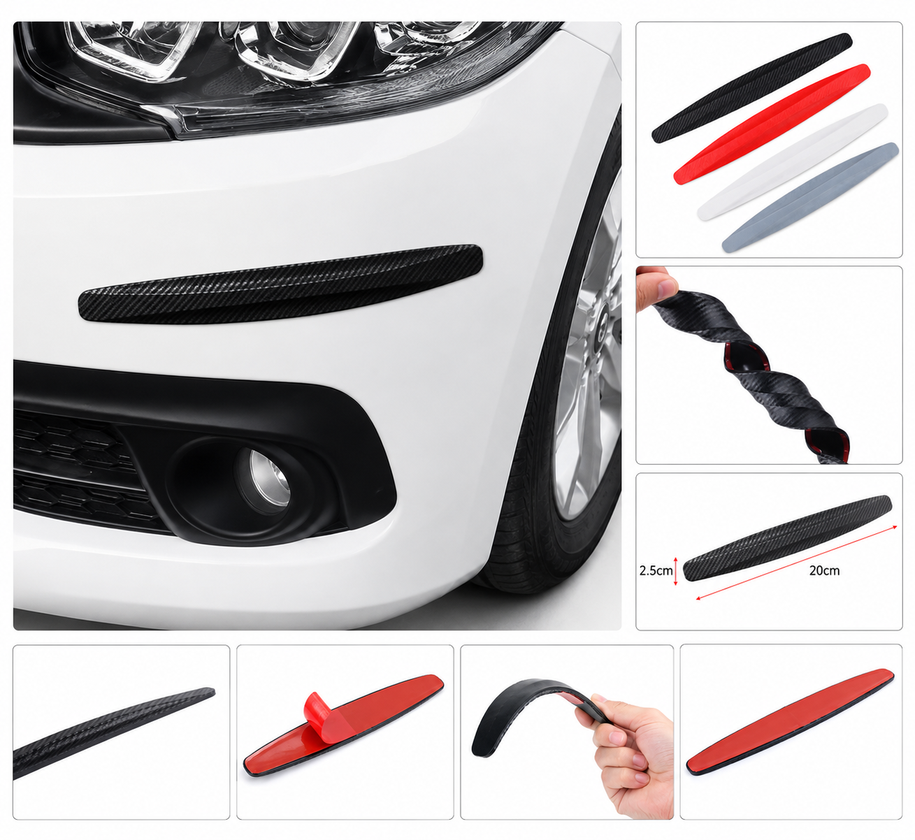 Car Bumper Corner Protector Guard(4pcs)