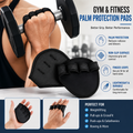2PCS Grip Pads Lifting Grips Gym Workout Gloves2