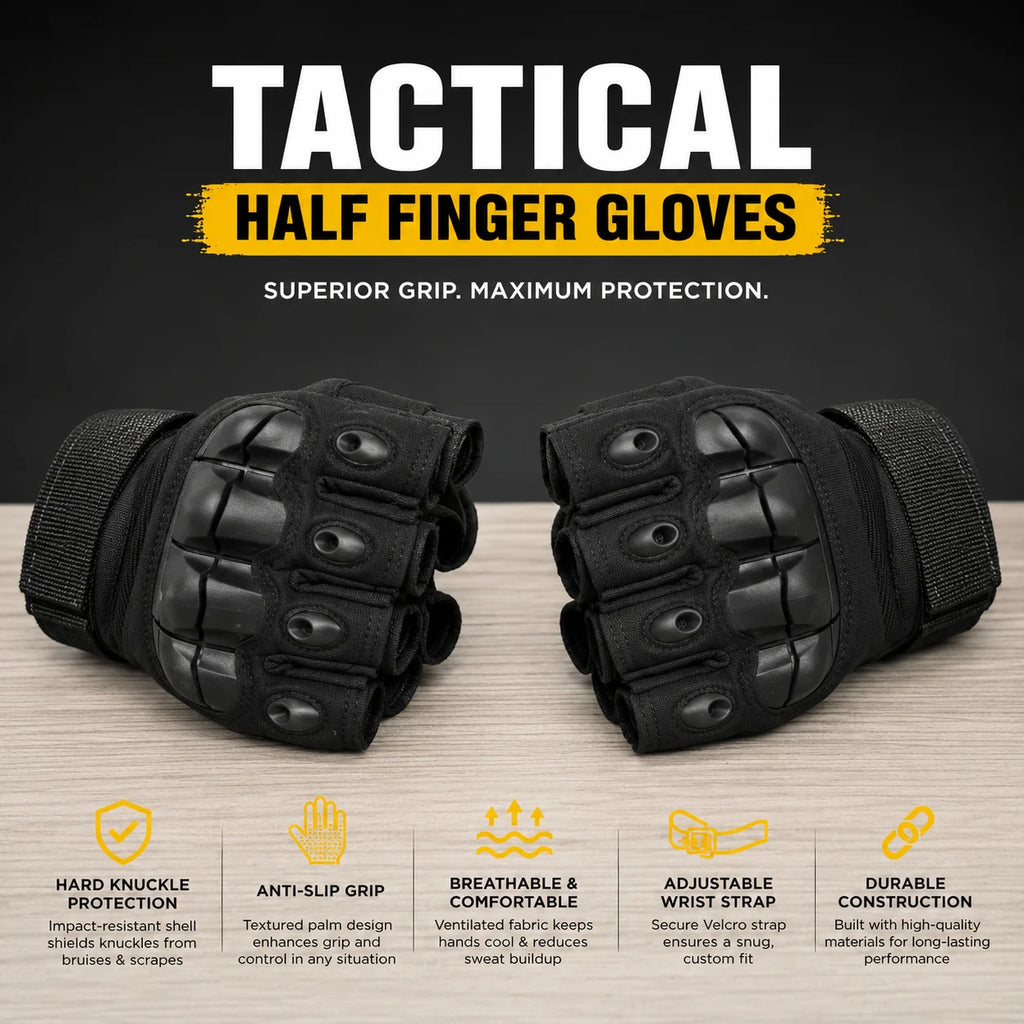 High quality half finger Hand Gloves for biker