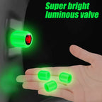 Luminous Skull Valve Tire Caps for Bike Car-4PCS Set