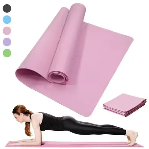 Premium Anti-Skid Yoga Mat 6MM Thick – 2×6 Feet