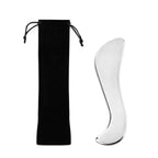 Large S-Shaped Gua Sha Fascial Knife with Black Cloth Bag