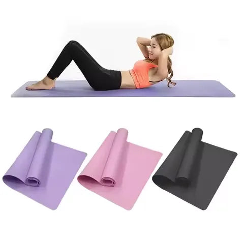 Premium Anti-Skid Yoga Mat 6MM Thick – 2×6 Feet