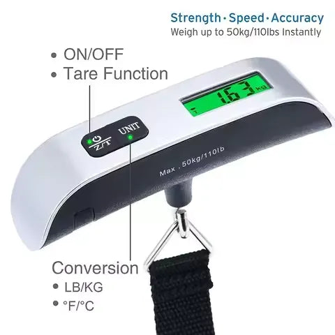 LCD Travel Baggage Scale-50KG