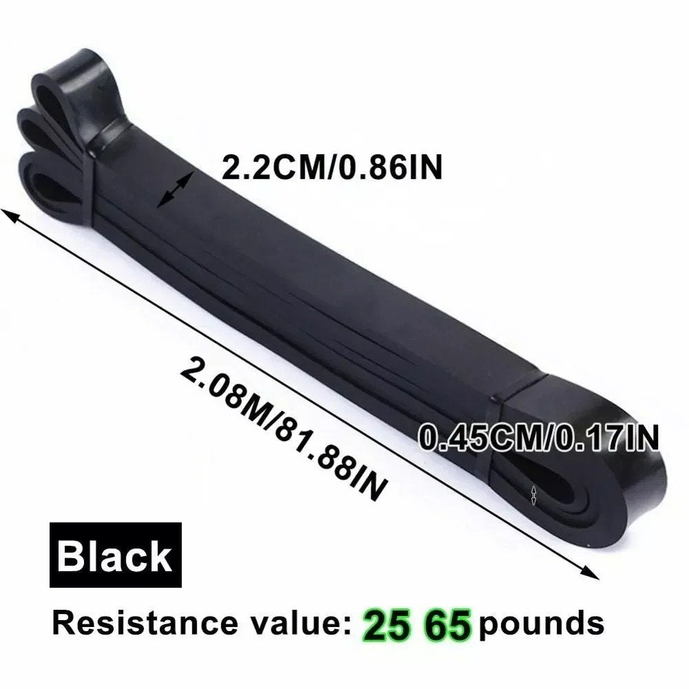 4PCS Resistance Band Set (5–80lbs)–Fitness, Boxing, Yoga & Home Gym Workout Bands