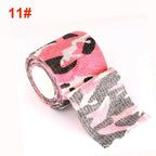 12PCS Self-Adhesive Elastic Bandage Wrap (2.5cm) –Sports Support & First Aid Tape-Random Colors