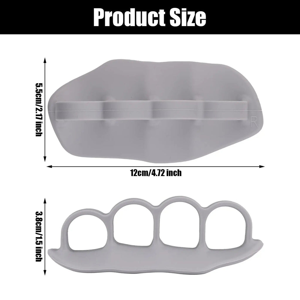 Silicone 4-Finger Gym Grips – Anti-Slip Hand Protector for Weight Lifting & Pull-Ups