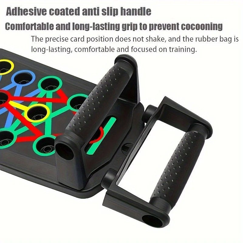 Multifunctional Folding Push-Up Board Stand for Home & Gym Workout