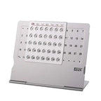 Premium Metal Perpetual Calendar – Reusable 100-Year Desk Organizer & Decor