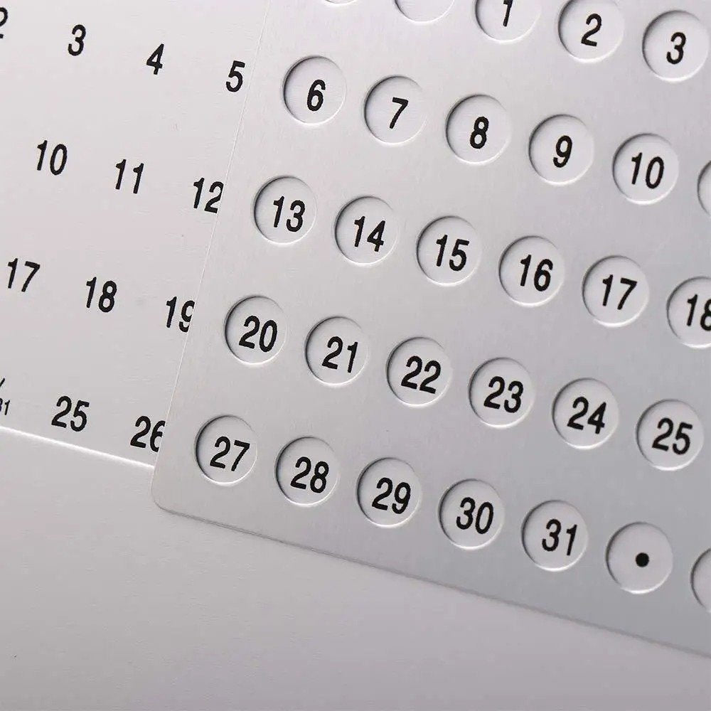 Premium Metal Perpetual Calendar – Reusable 100-Year Desk Organizer & Decor
