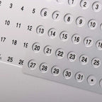 Premium Metal Perpetual Calendar – Reusable 100-Year Desk Organizer & Decor