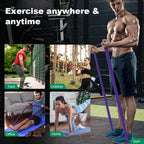 4PCS Resistance Band Set (5–80lbs)–Fitness, Boxing, Yoga & Home Gym Workout Bands