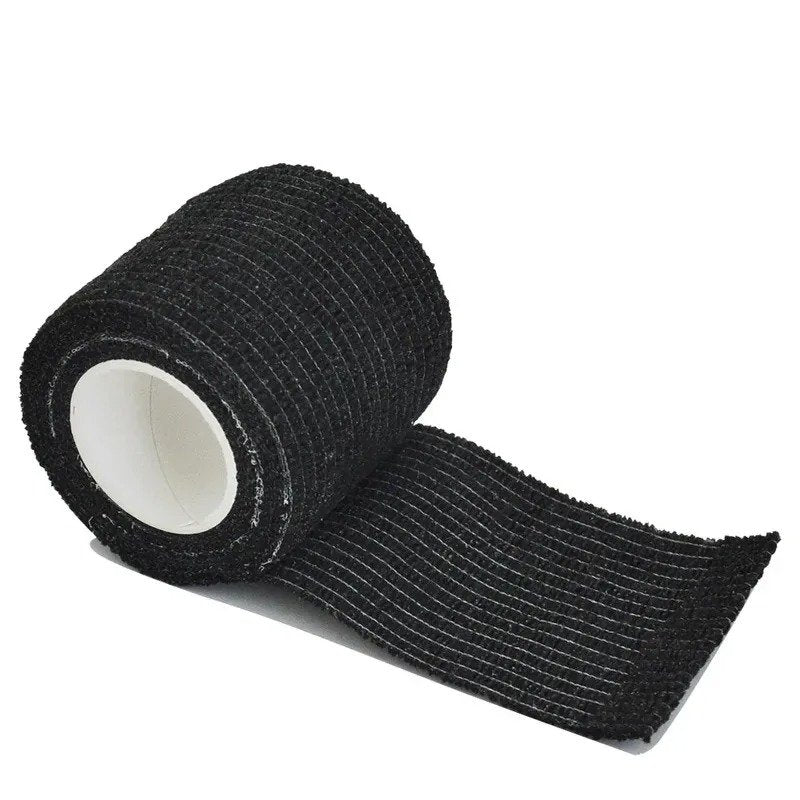 12PCS Self-Adhesive Elastic Bandage Wrap (2.5cm) –Sports Support & First Aid Tape-Random Colors