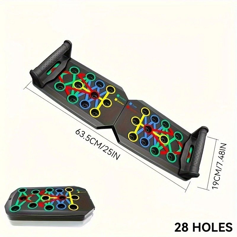 Multifunctional Folding Push-Up Board Stand for Home & Gym Workout