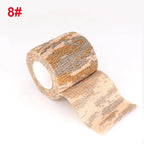 12PCS Self-Adhesive Elastic Bandage Wrap (2.5cm) –Sports Support & First Aid Tape-Random Colors