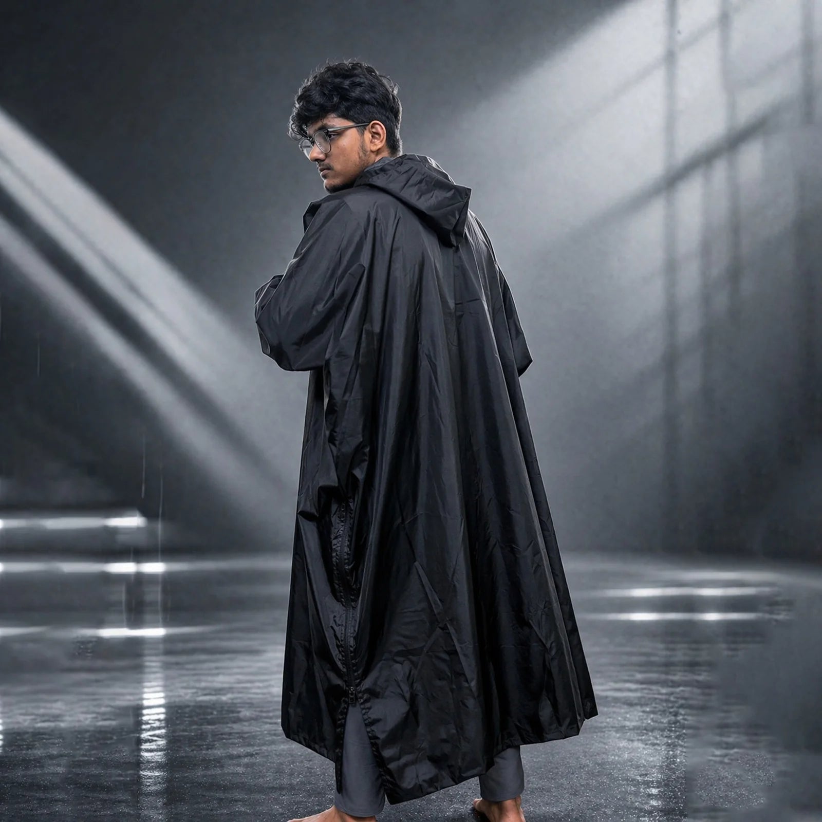 Waterproof Outdoor Hooded Rain Poncho