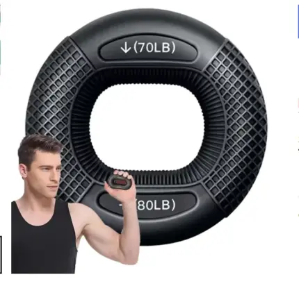 Silicone Finger Gripper Ring Hand Muscle Strengthener Ring